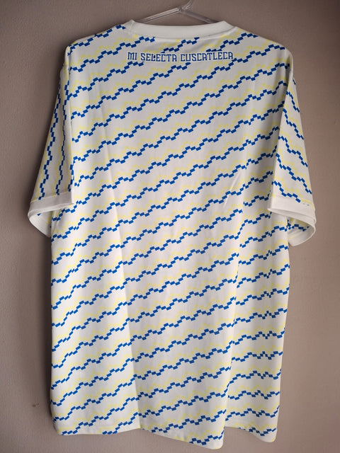 Camisa El Salvador Branca - Pré-Jogo Zigue-Zague - Umbro