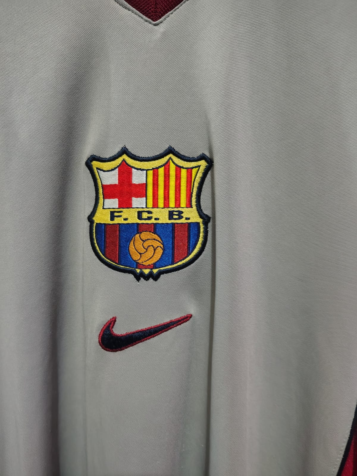 Camisa Barcelona 1999/2000 Away Nike Centenário - Rivaldo 11