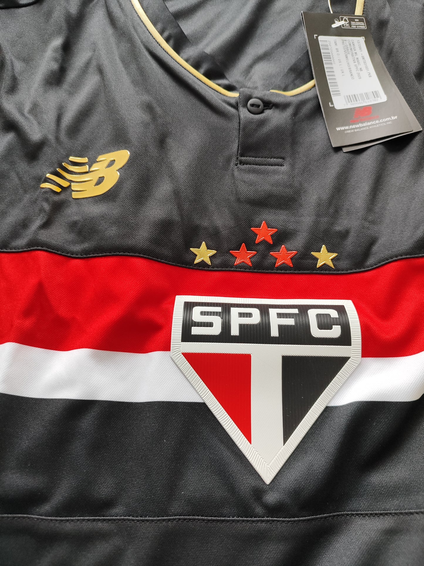 CAMISA SÃO PAULO III 25/26 - MANGA LONGA (VERSÃO JOGADOR)