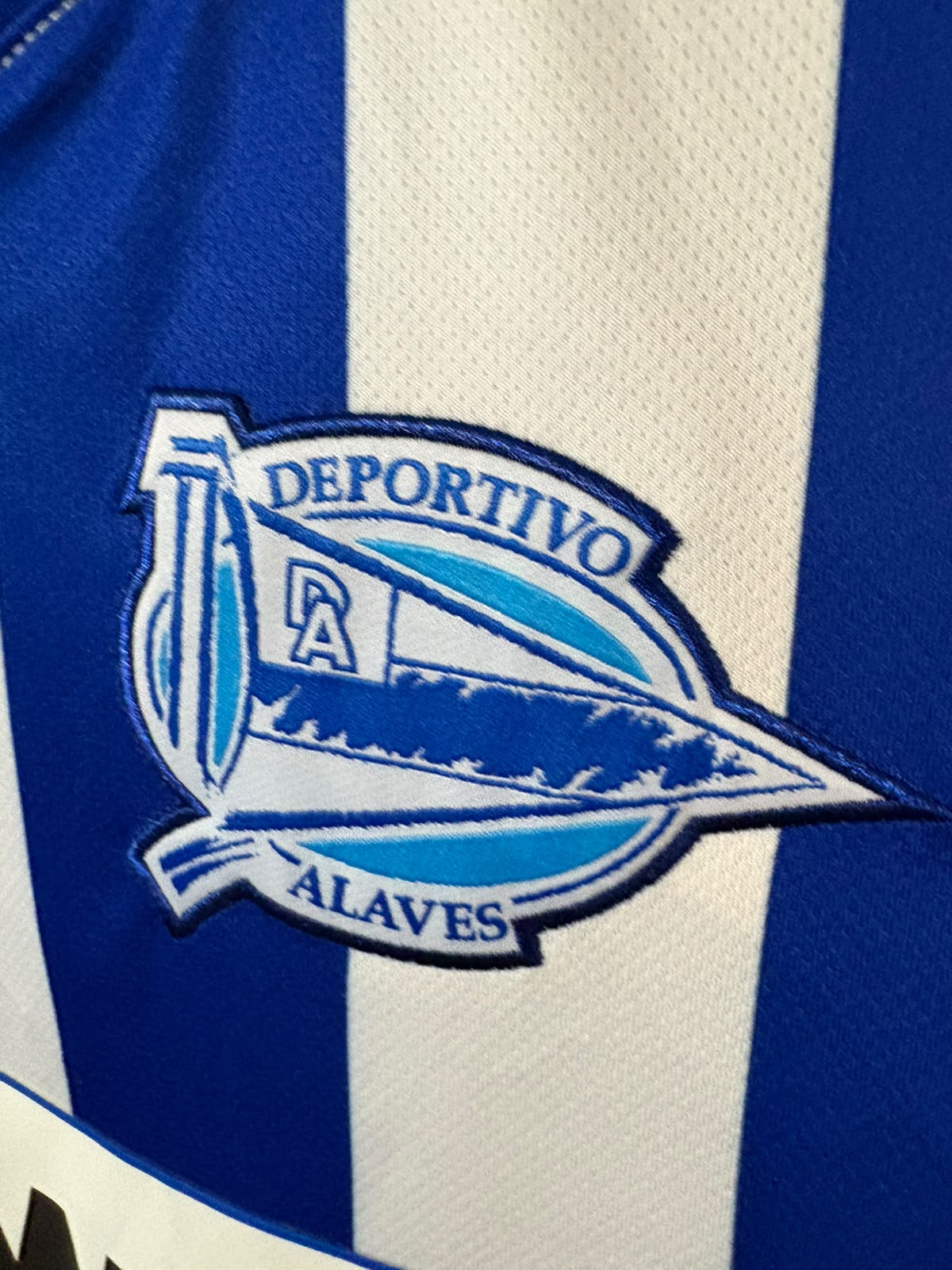 Camisa Deportivo Alavés Azul e Branco - Guidetti 10 - Kelme
