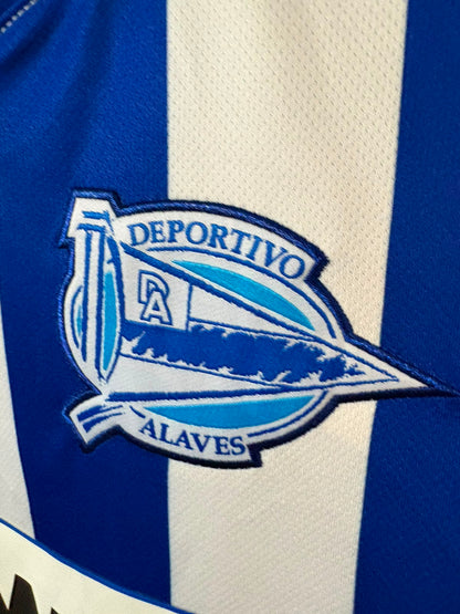 Camisa Deportivo Alavés Azul e Branco - Guidetti 10 - Kelme