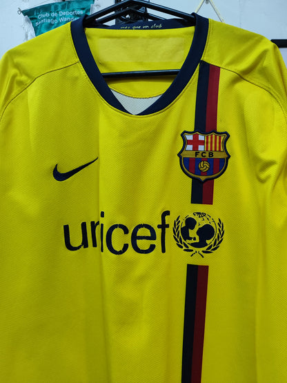 Camisa Barcelona Away 2008-09 Nike - Ano do Treble