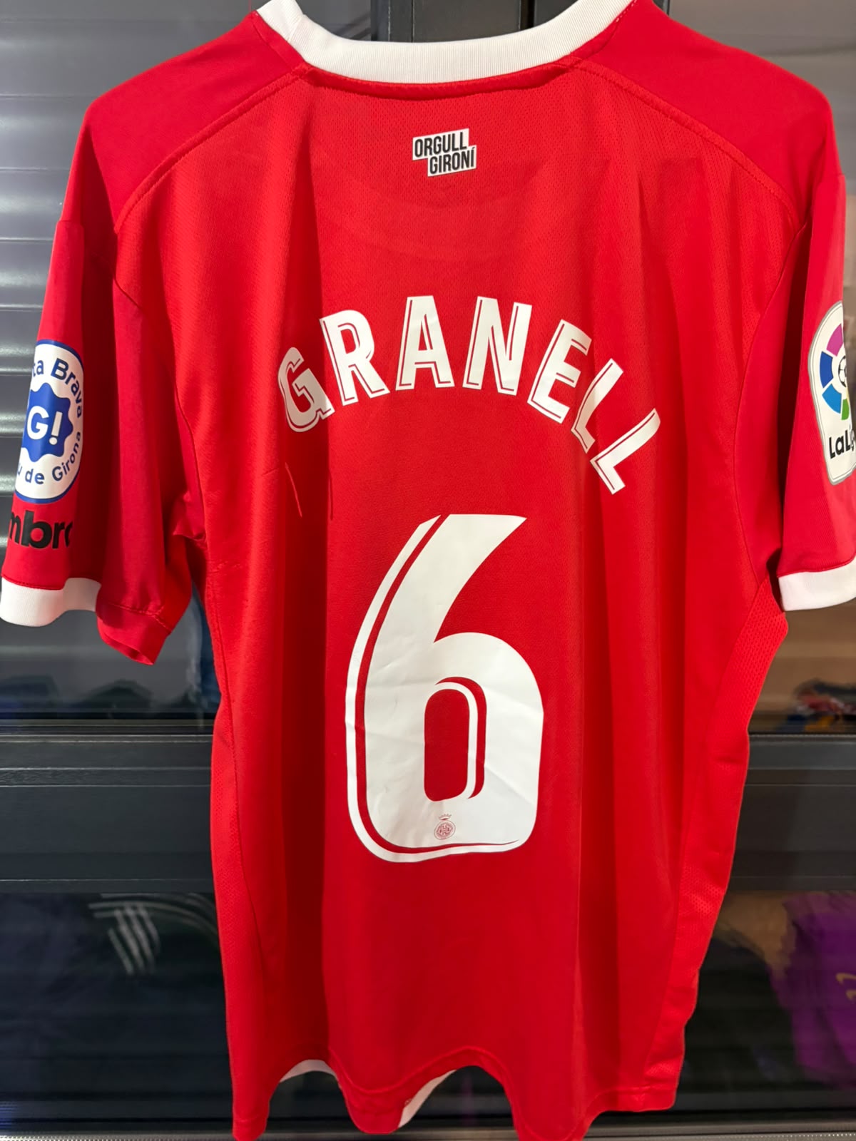 Camisa Girona FC Home 2018/19 Granell 6 - Umbro - Player Issue