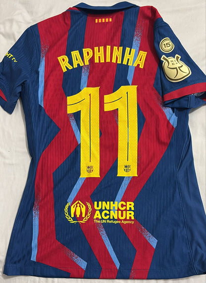 Camisa Barcelona Raphinha 11 - Player Issue - Supercopa Jeddah 2026 - Nike
