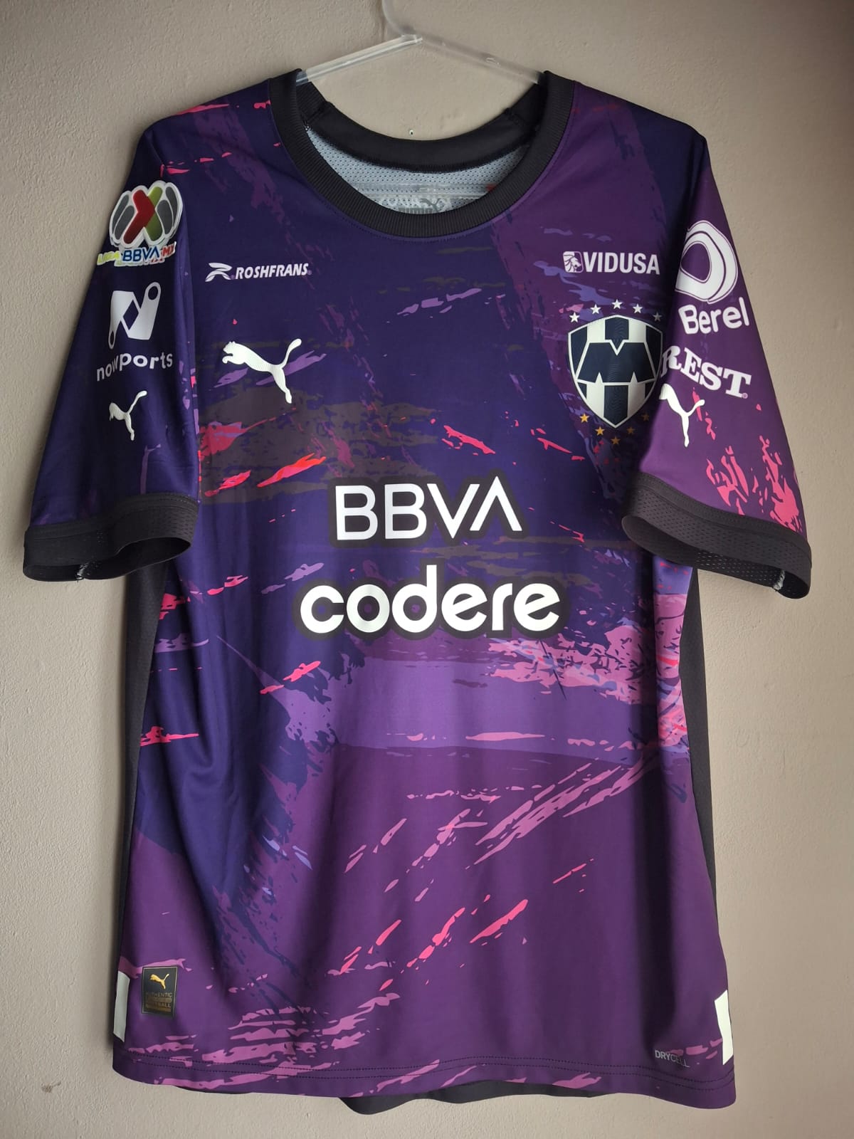 Camisa Rayados Monterrey Roxa - Puma x KidSuper Mundial de Clubes - Versão Jogador