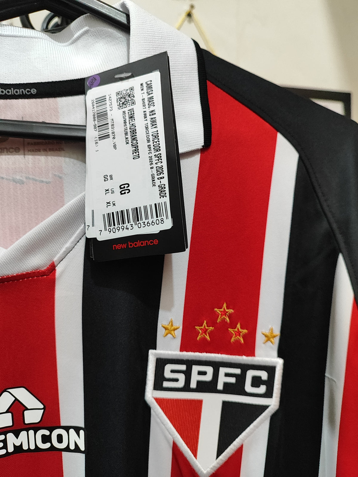 Camisa São Paulo Away 2026 New Balance - B-Grade