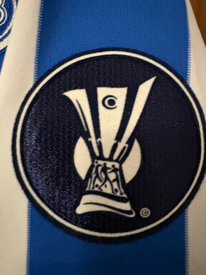 Camisa Odense Boldklub Azul e Branca - Borre 17 - Nike - Player Issue