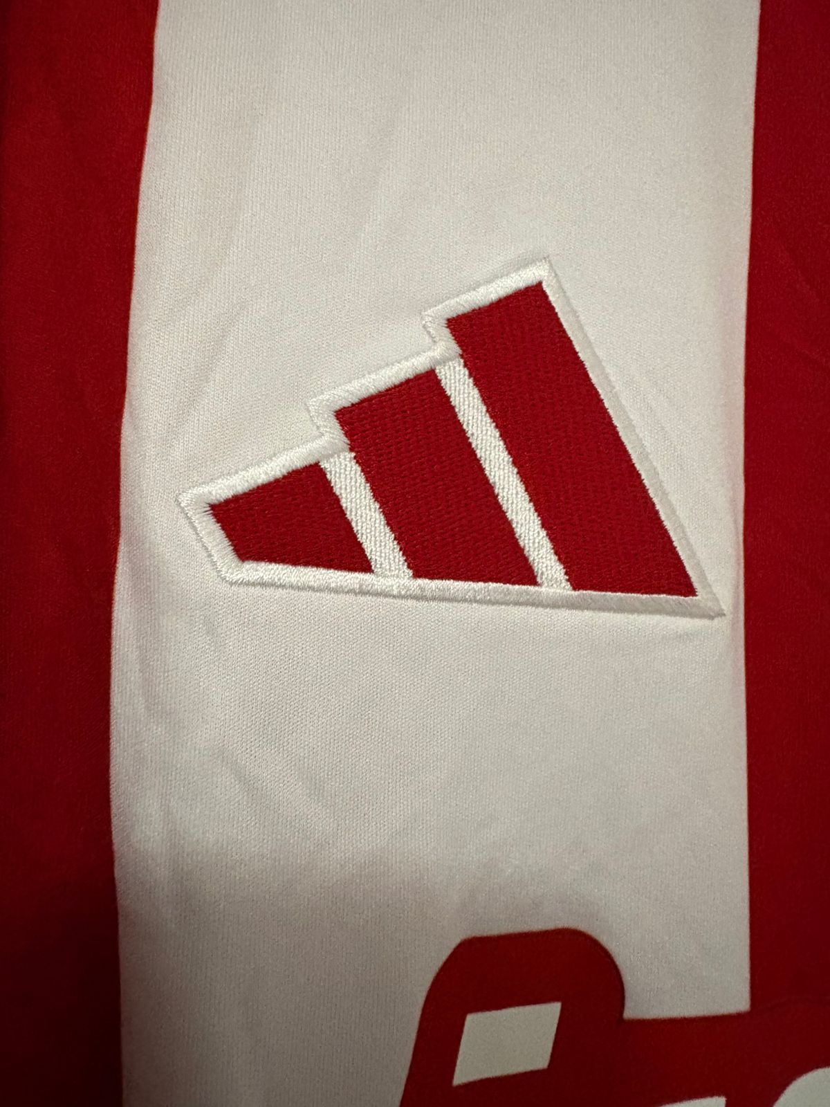 Camisa Olympiacos FC Vermelha e Branca - Hezze 32 - Adidas - De Jogo