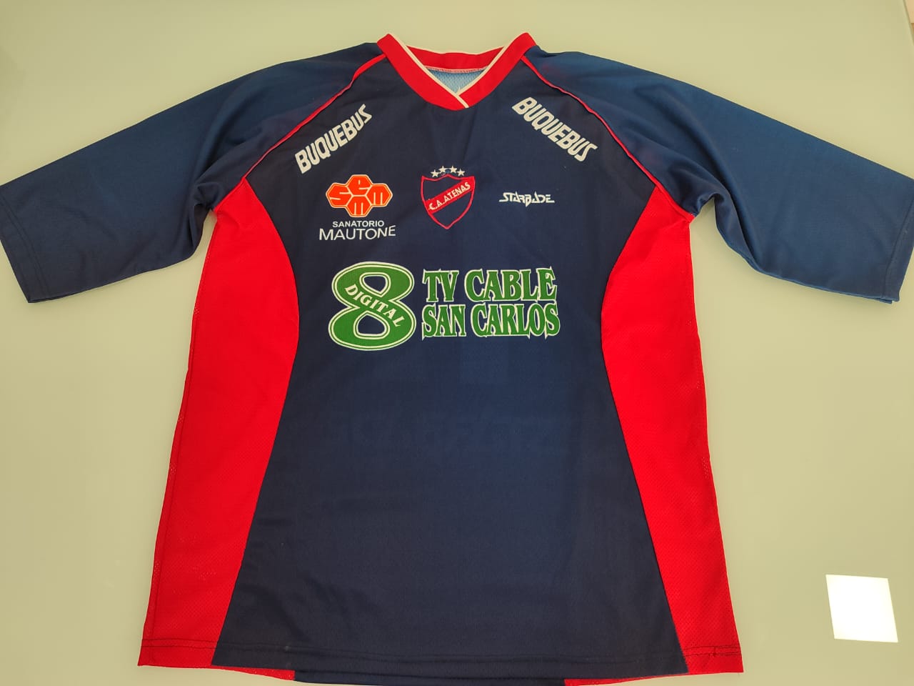 Atenas San Carlos - Home - 2008/2009 Uruguai Matchworn - Santiago Bello
