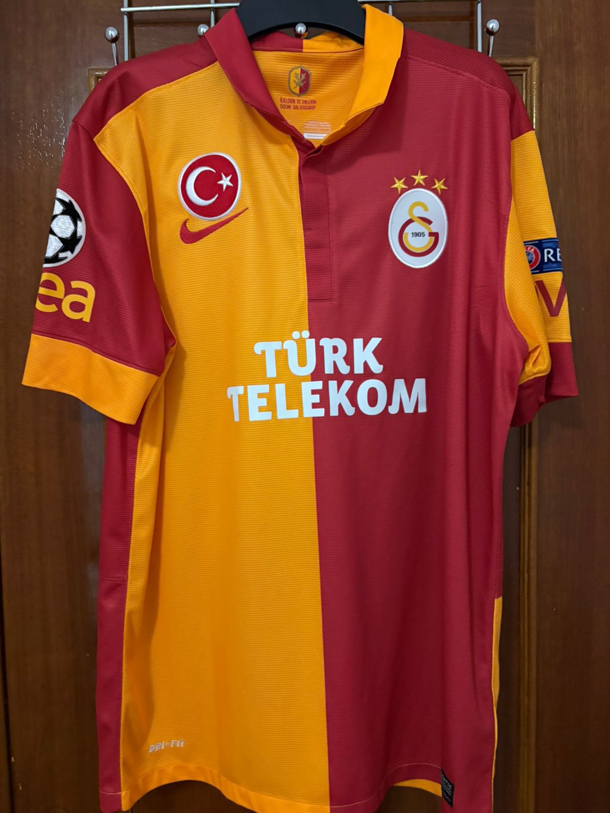 Camisa Galatasaray Bordô e Amarela - Altıntop 4 - Nike - Player Issue