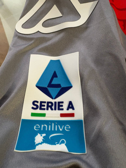 Camisa US Cremonese Cinza e Vermelha - Grassi 33 - Acerbis - De Jogo
