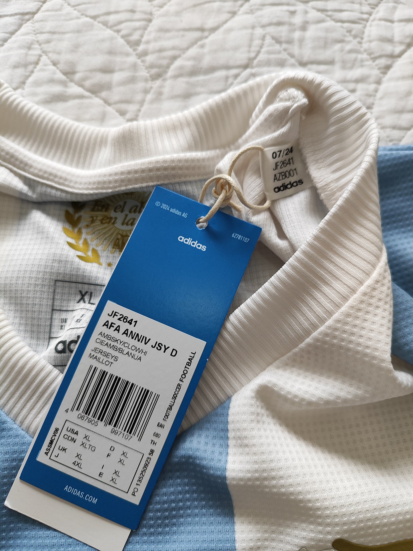 CAMISA SELEÇÃO ARGENTINA ADIDAS 50 ANOS - ANNIVERSARY