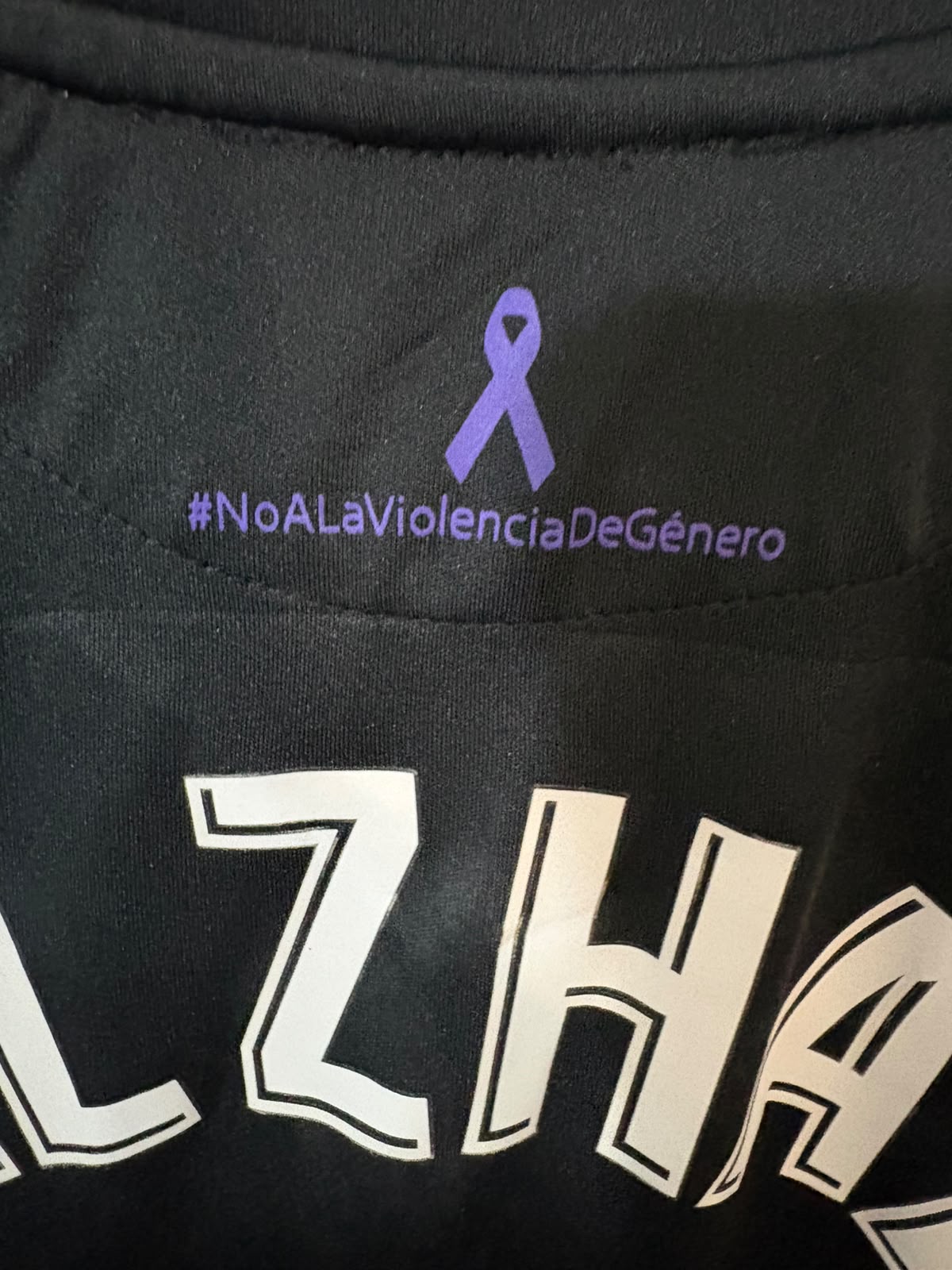 Camisa CD Leganés Preta e Roxa - El Zhar 10 - Joma - De Jogo