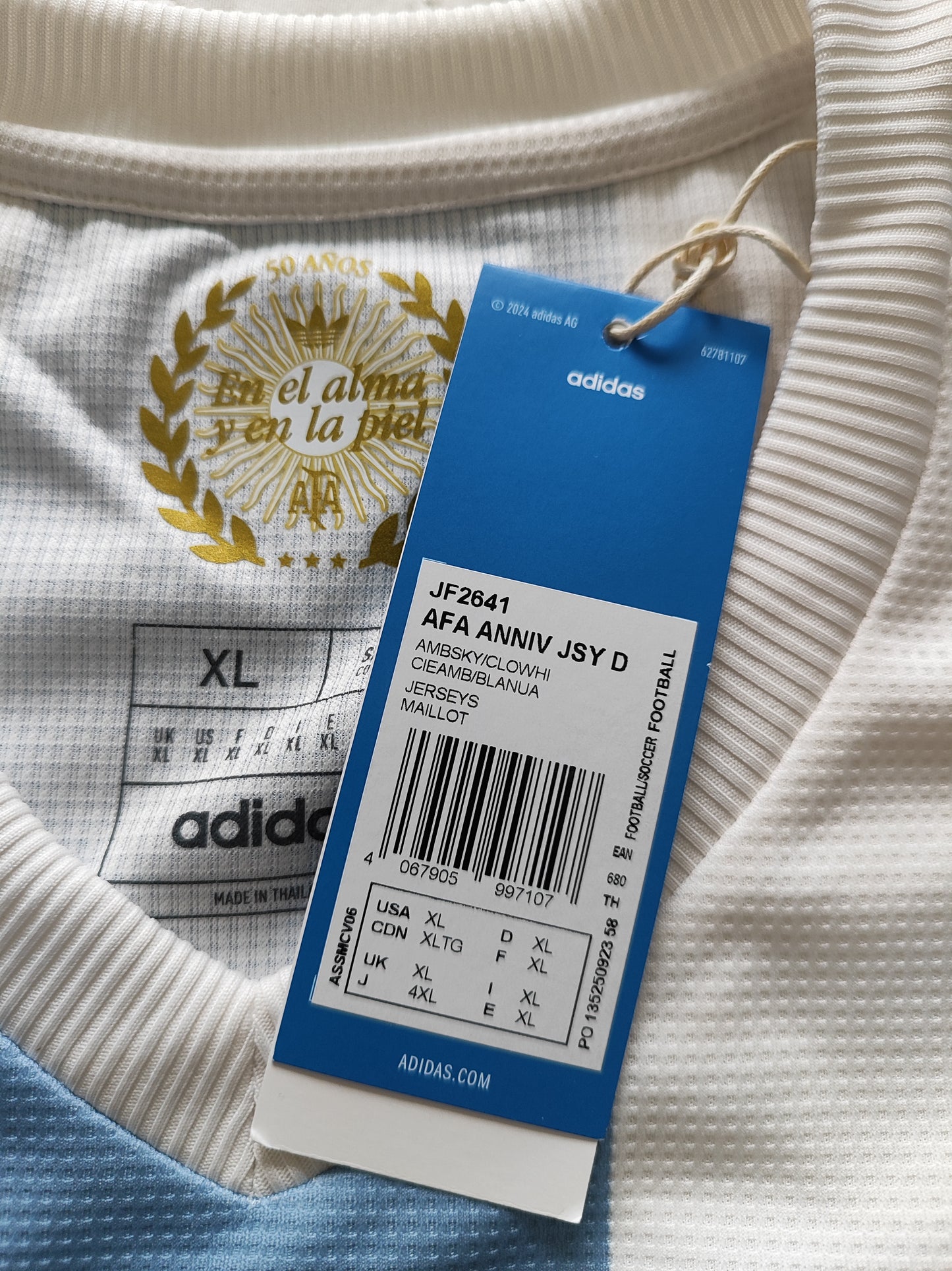 CAMISA SELEÇÃO ARGENTINA ADIDAS 50 ANOS - ANNIVERSARY