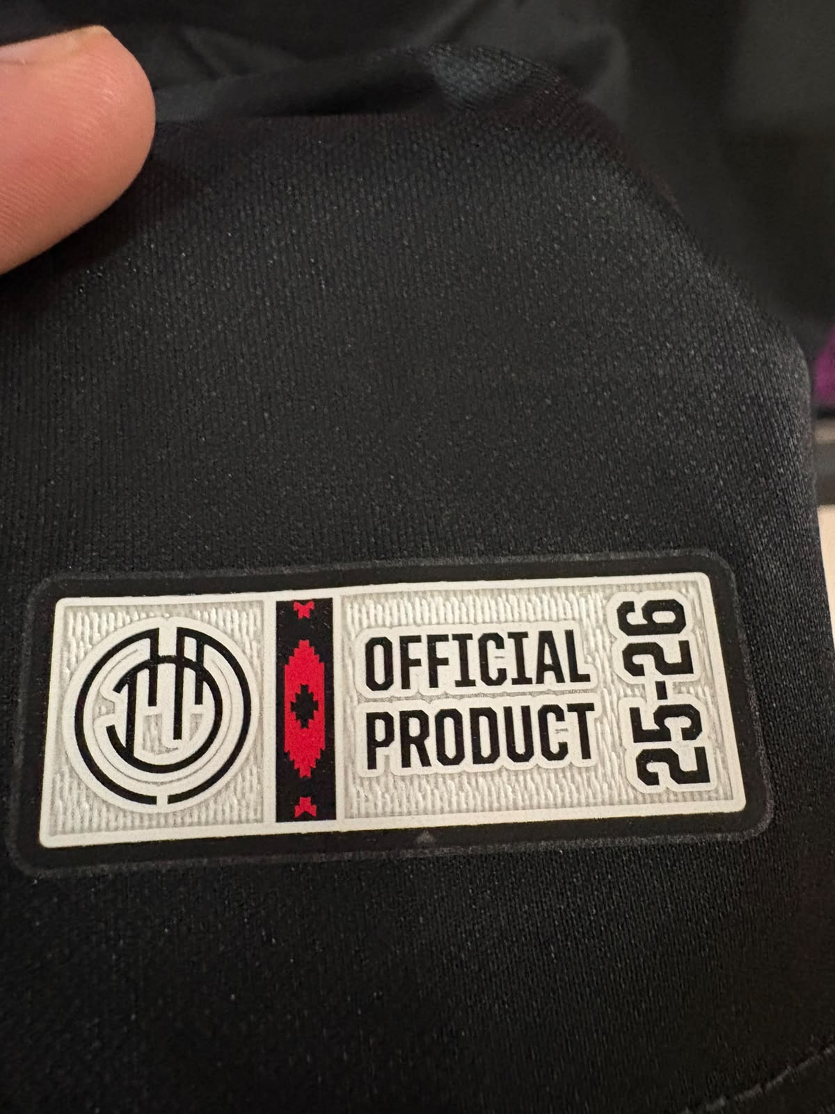 Camisa RCD Mallorca Preta e Vermelha - Johan Mojica 22 - Nike - Player Issue