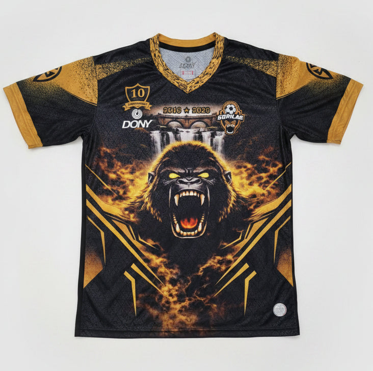 Camisa Gorilas de Juanacatlán 10º Aniversário 2016-2026 - Dony