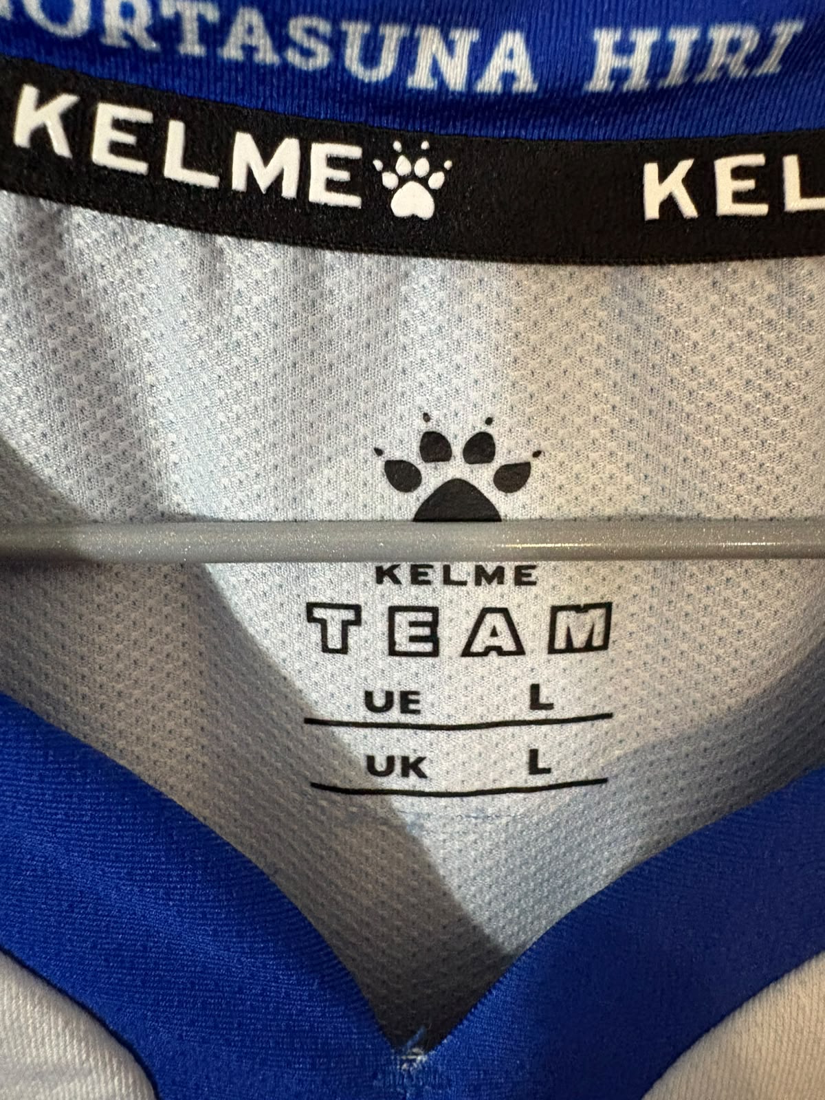 Camisa Deportivo Alavés Azul e Branco - Laguardia 5 - Kelme
