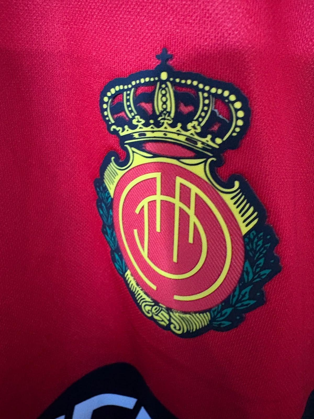 Camisa RCD Mallorca Preta e Vermelha - Johan Mojica 22 - Nike - Player Issue