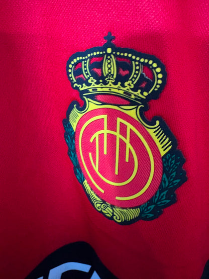 Camisa RCD Mallorca Preta e Vermelha - Johan Mojica 22 - Nike - Player Issue