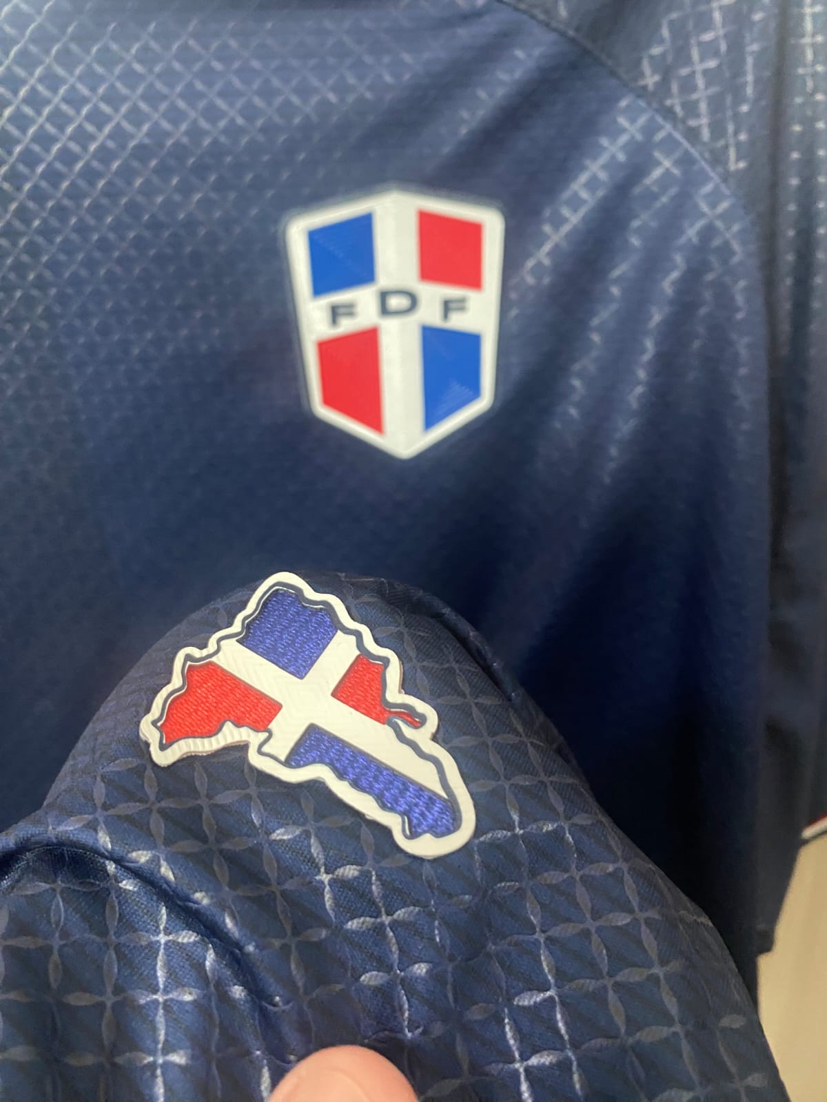 Camisa República Dominicana - FDF - Silver