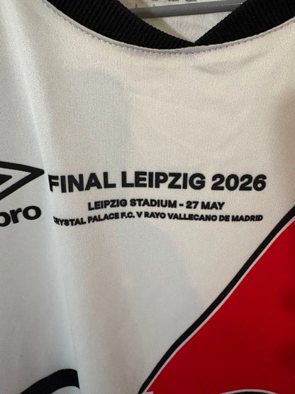 Camisa Rayo Vallecano Final Leipzig 2026 - Álvaro 18 - Umbro - Player Issue