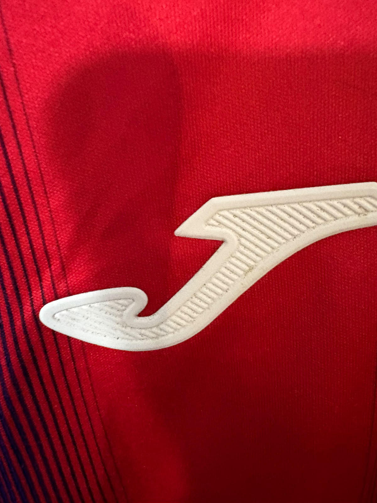 Camisa SD Eibar Vermelho e Azul - P. Diop 8 - Joma - Player Issue
