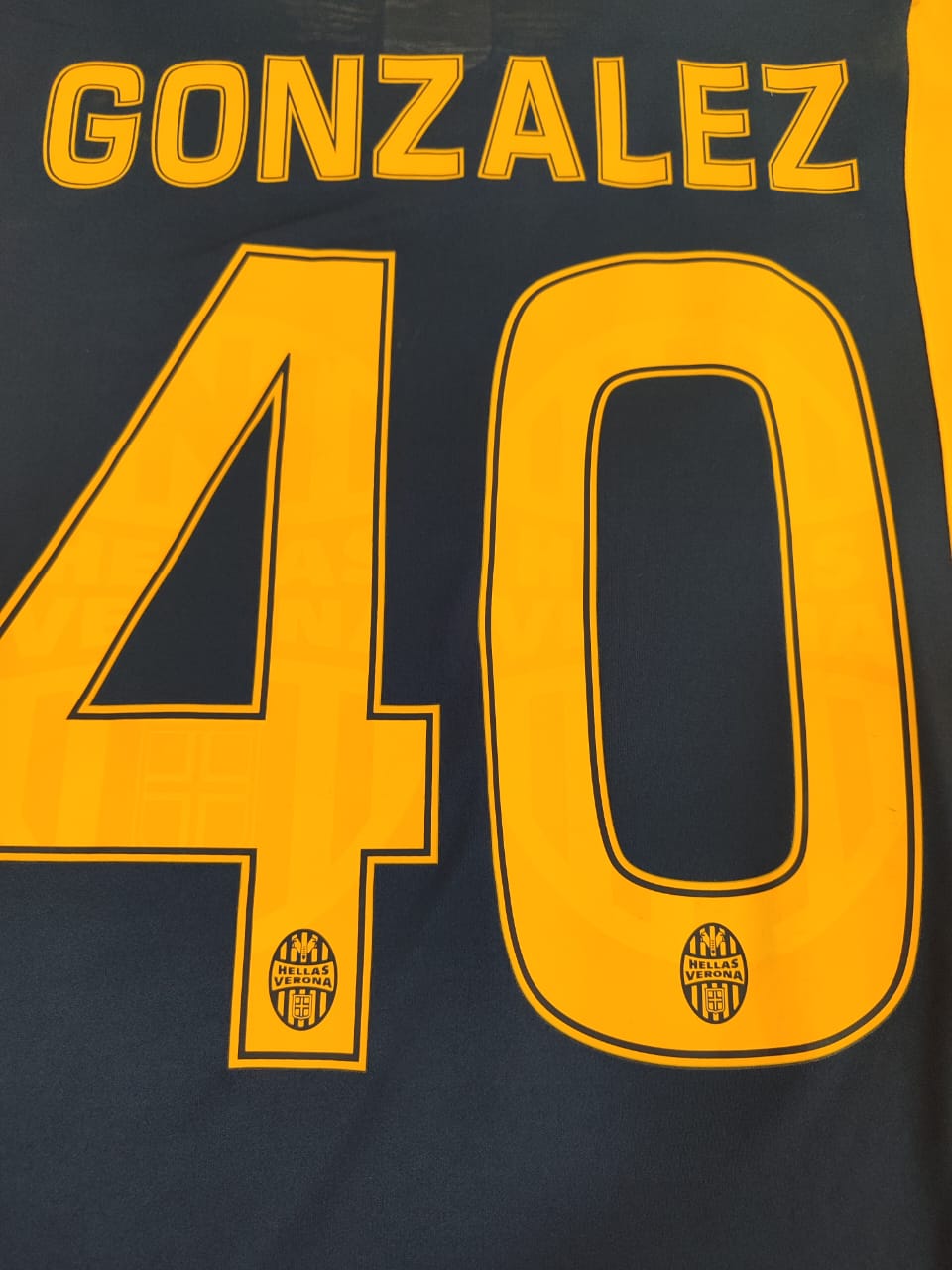 Verona Hellas - Home - 2014/2015 - Matchworn - Alejandro González