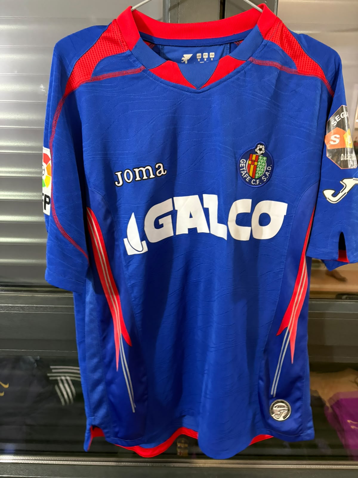 Camisa Getafe CF Azul Retrô - 27- Joma - Player Issue