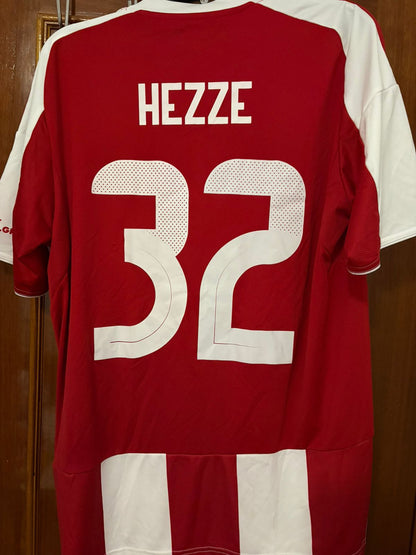 Camisa Olympiacos FC Vermelha e Branca - Hezze 32 - Adidas - De Jogo