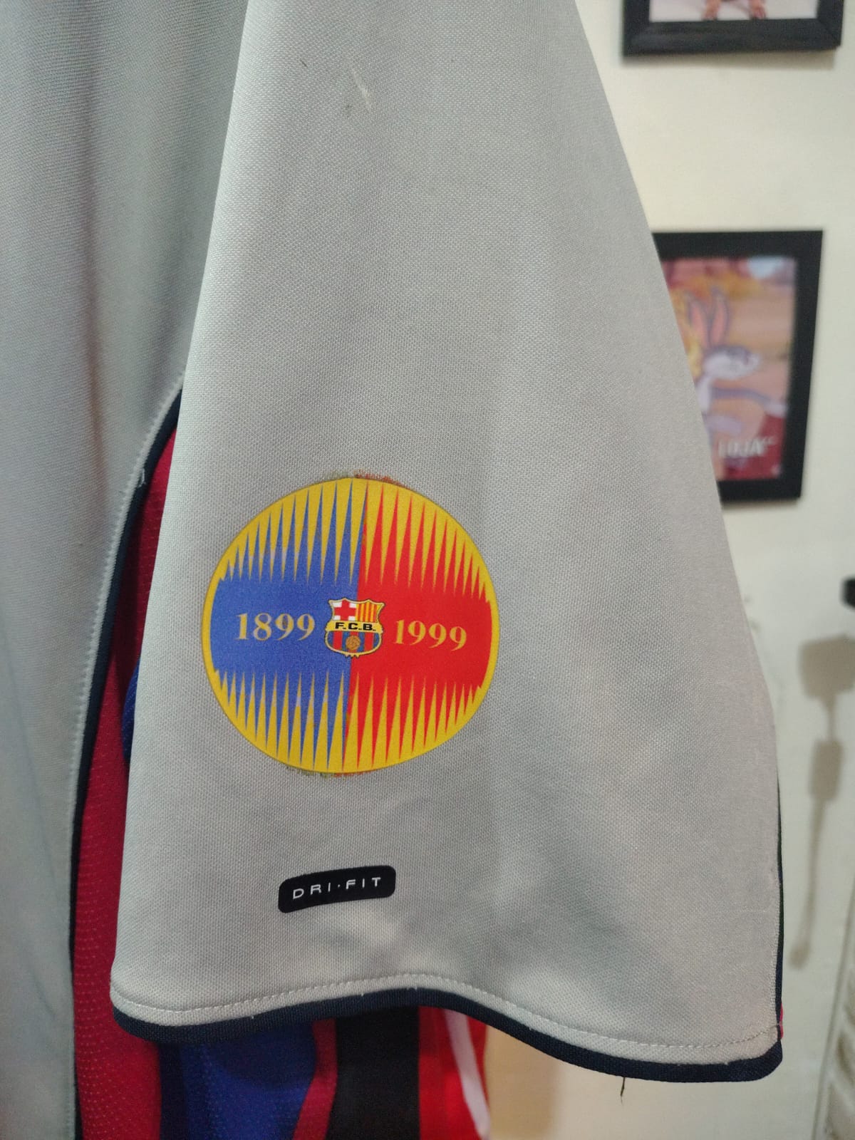 Camisa Barcelona 1999/2000 Away Nike Centenário - Rivaldo 11