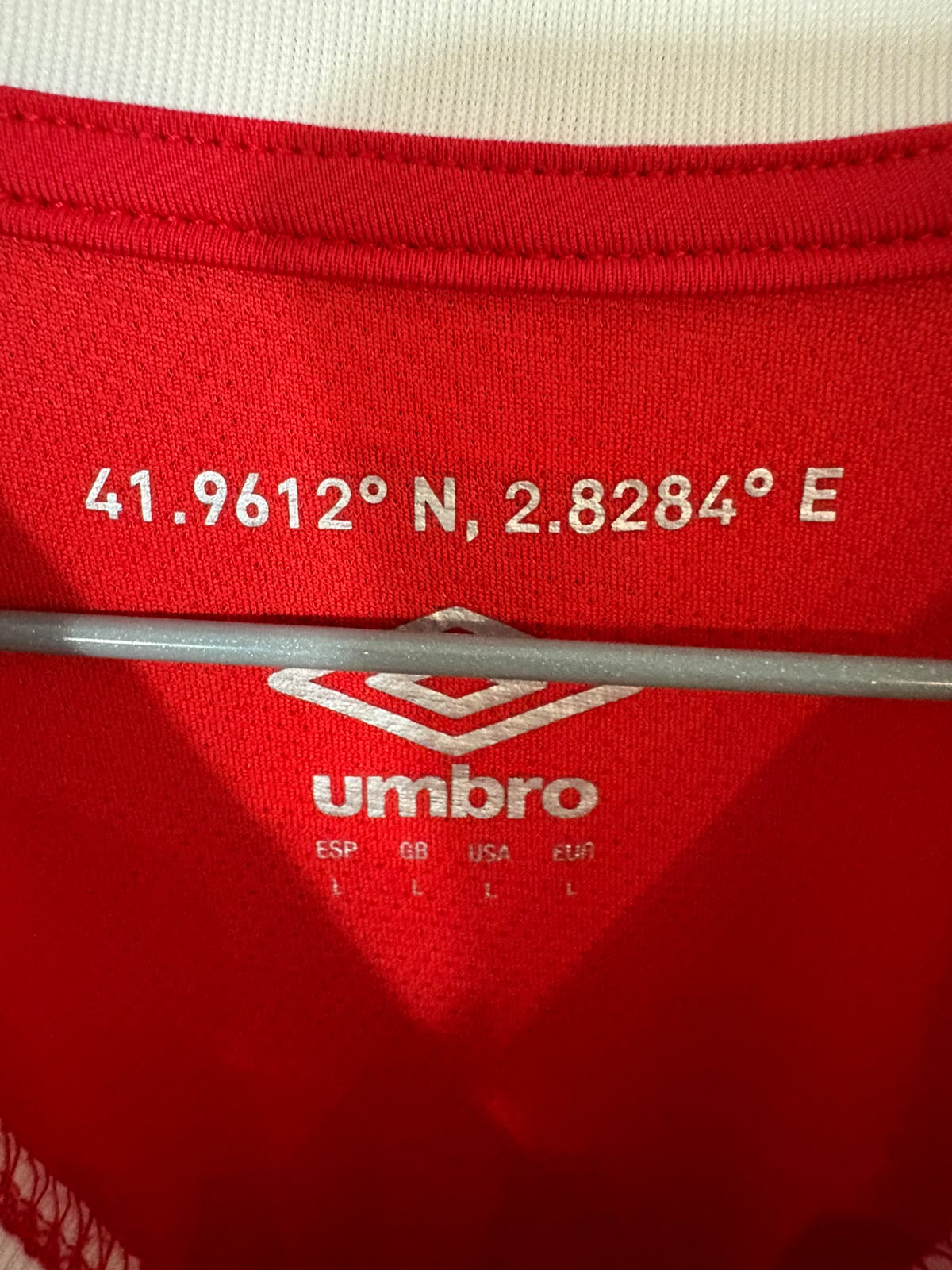 Camisa Girona FC Home 2018/19 Granell 6 - Umbro - Player Issue
