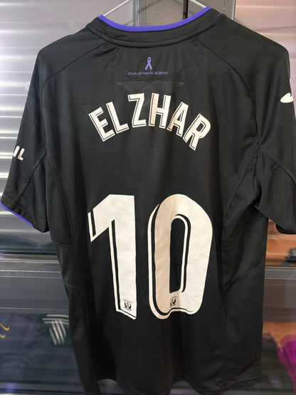 Camisa CD Leganés Preta e Roxa - El Zhar 10 - Joma - De Jogo