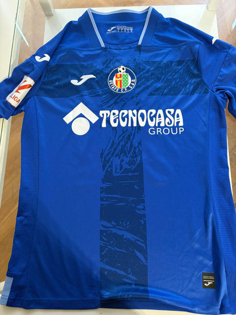 Camisa Getafe CF Azul Titular - Iglesias 21 - Joma - De Jogo