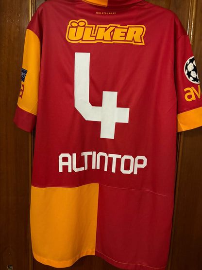 Camisa Galatasaray Bordô e Amarela - Altıntop 4 - Nike - Player Issue