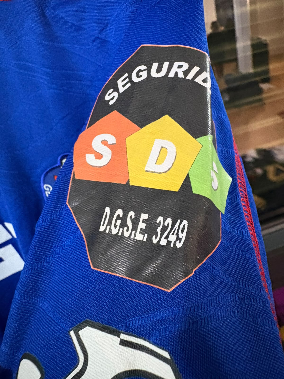 Camisa Getafe CF Azul Retrô - 27- Joma - Player Issue