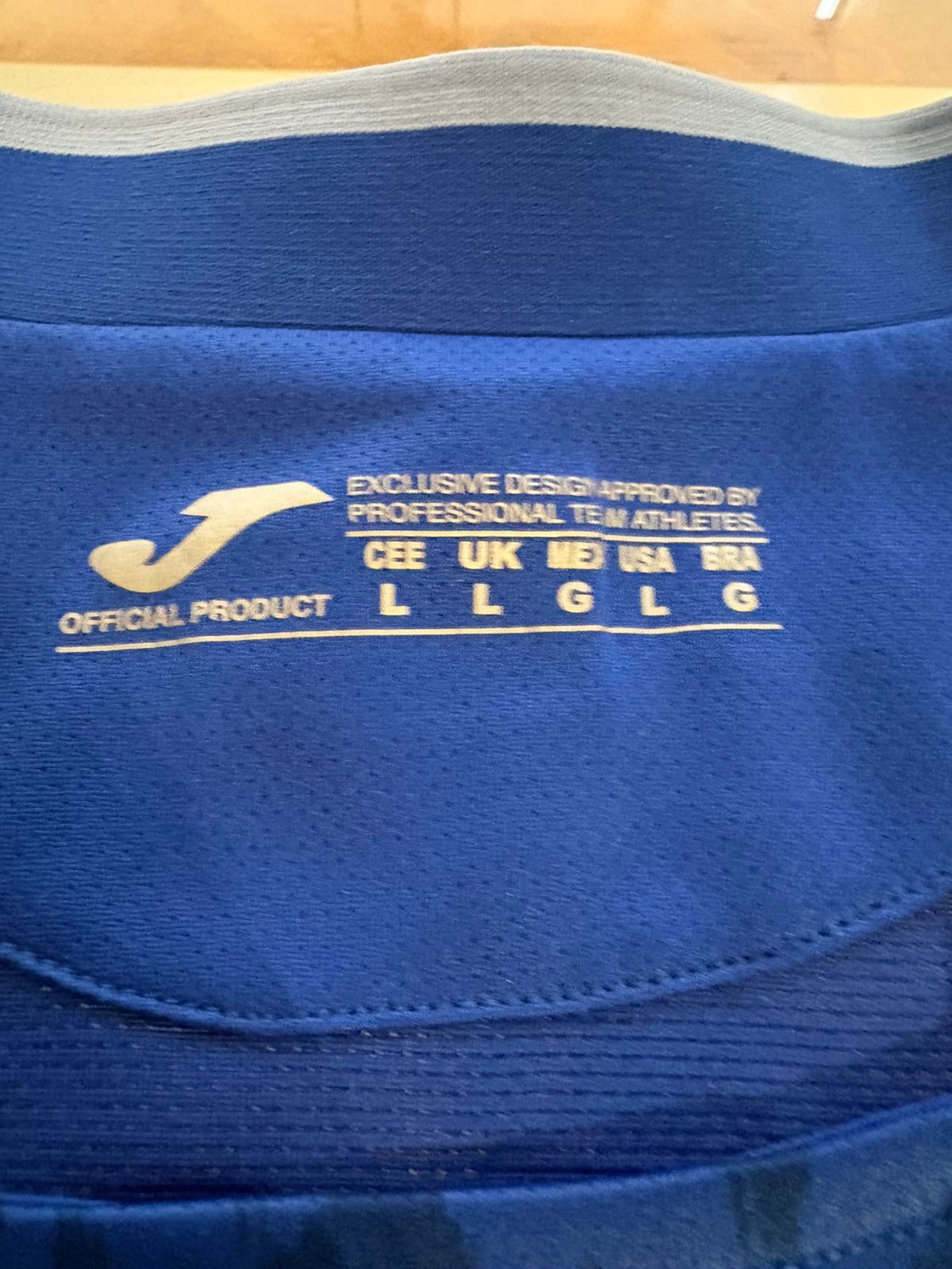 Camisa Getafe CF Azul Titular - Iglesias 21 - Joma - De Jogo