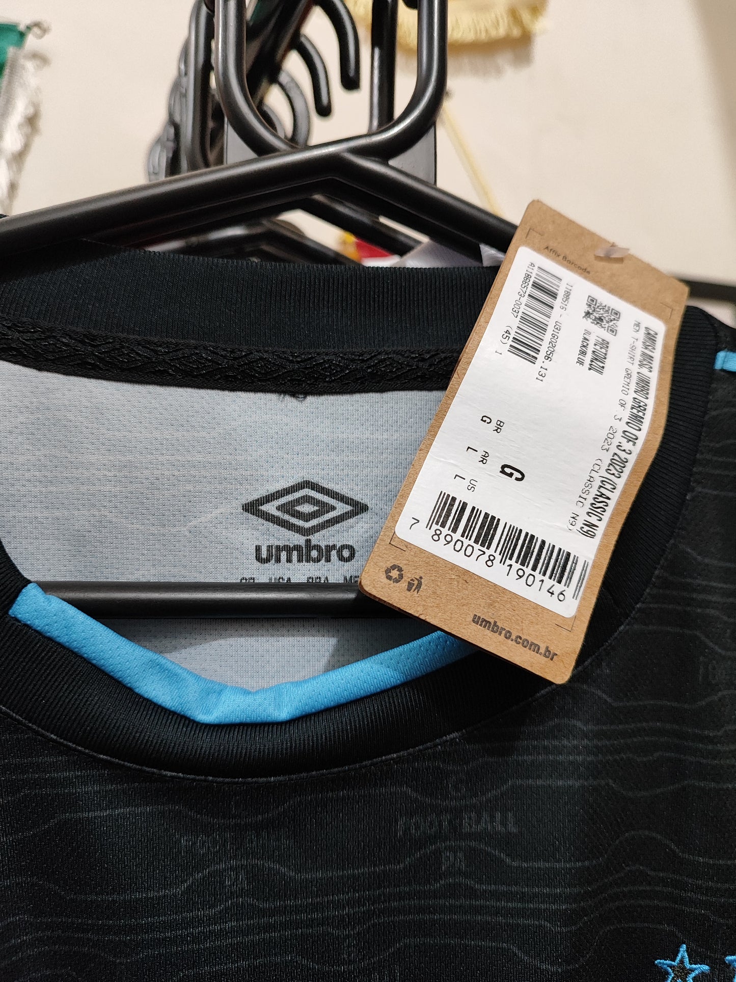 Camisa Grêmio Terceiro Uniforme 2023 Umbro - 120 Anos