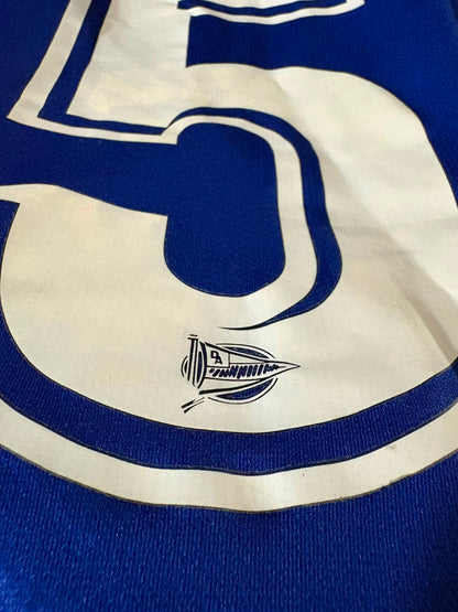 Camisa Deportivo Alavés Azul e Branco - Laguardia 5 - Kelme