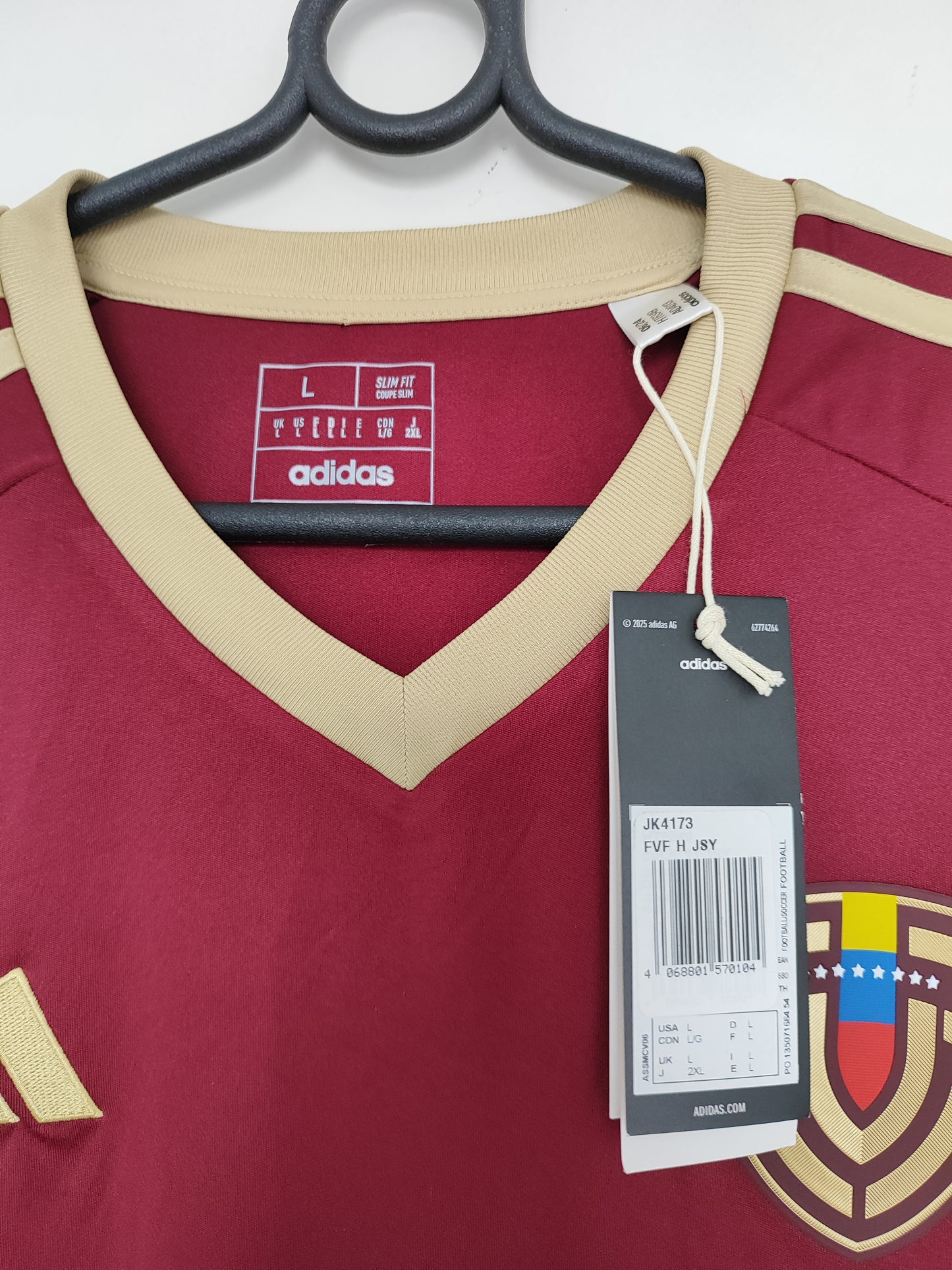 CAMISA SELEÇÃO VENEZUELA 2024 - HOME (LA VINOTINTO)