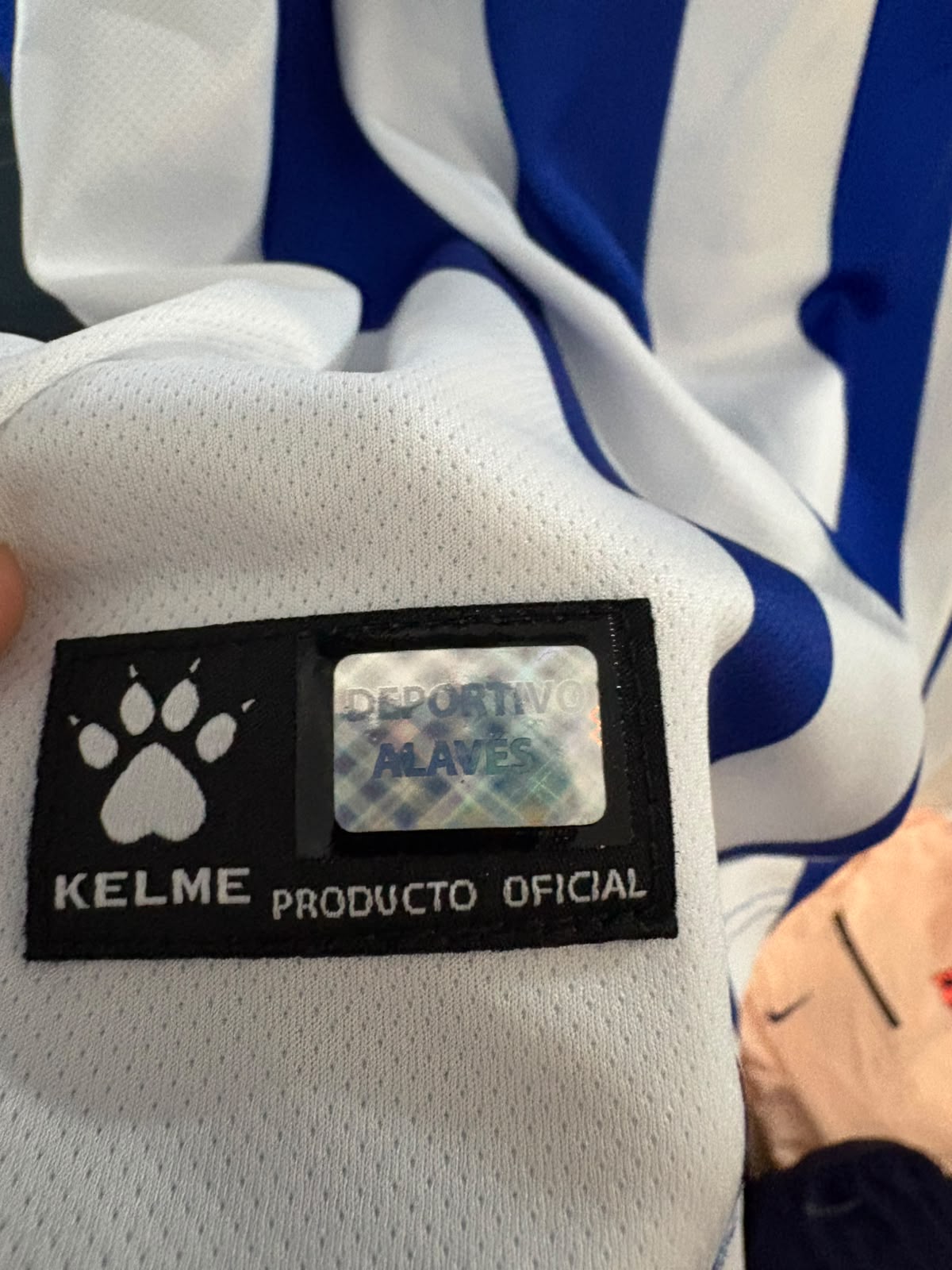 Camisa Deportivo Alavés Azul e Branco - Guidetti 10 - Kelme