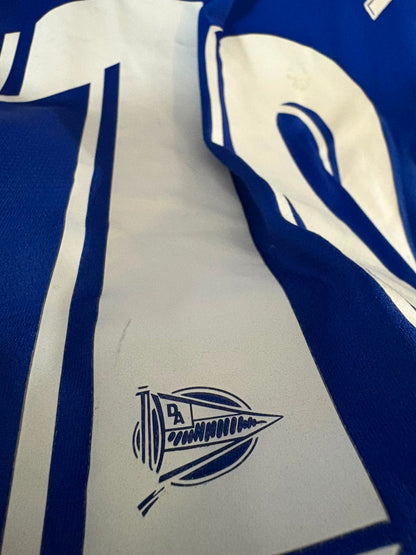 Camisa Deportivo Alavés Azul e Branco - Guidetti 10 - Kelme
