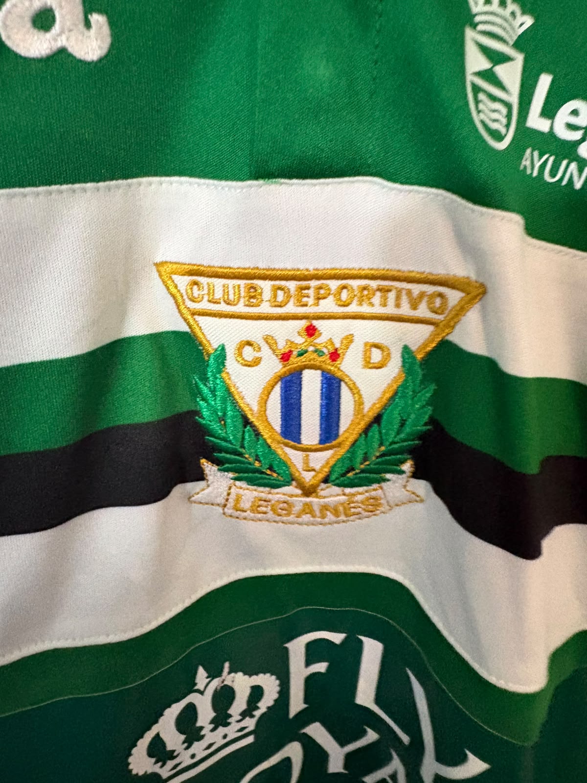 Camisa CD Leganés Verde e Branca - Mantovani 5 - Joma - De Jogo