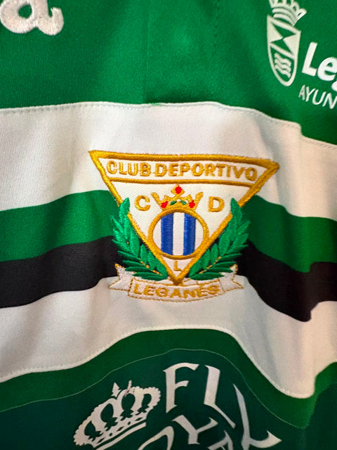 Camisa CD Leganés Verde e Branca - Mantovani 5 - Joma - De Jogo