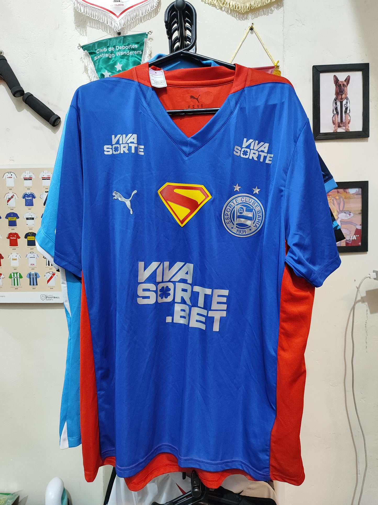 Camisa Bahia Superman 2025 Puma x DC Studios - Edição Especial
