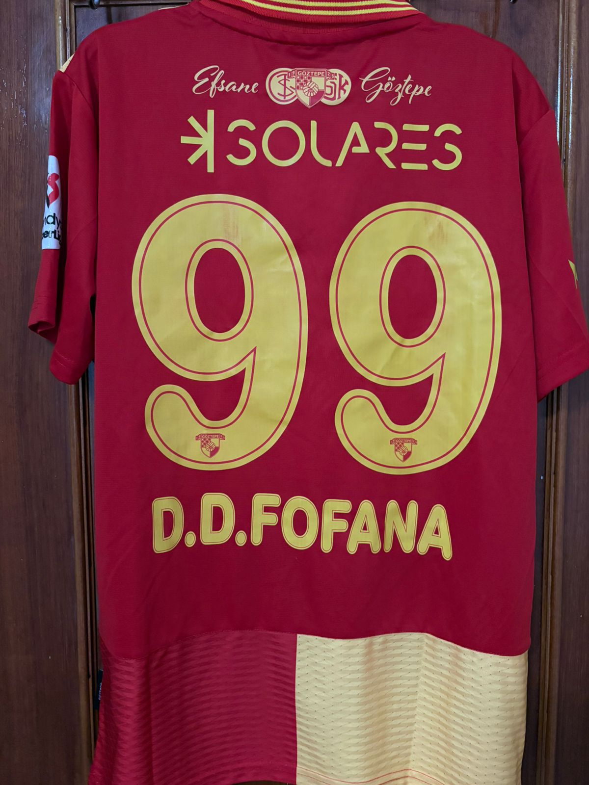 Camisa Göztepe SK Centenário 1925-2025 - D.D. Fofana 99 - Umbro - De Jogo