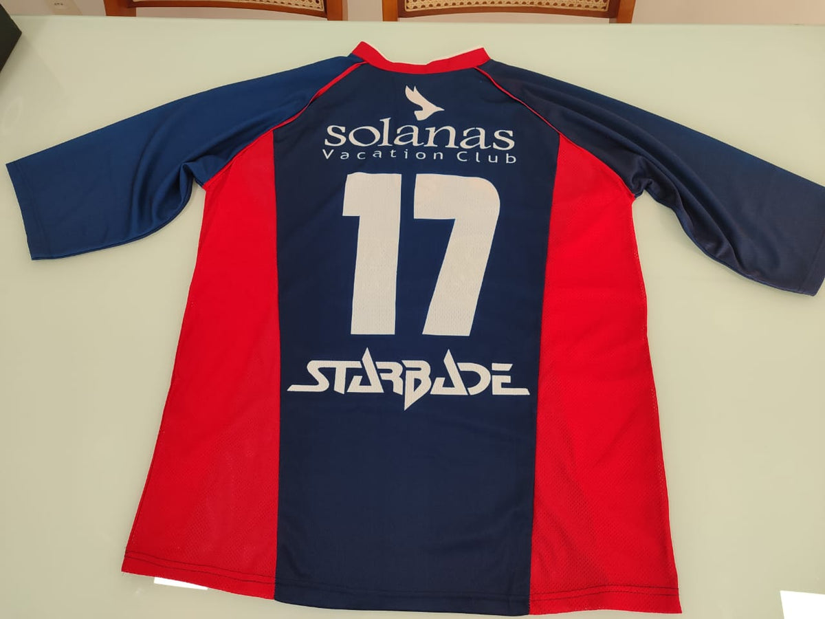 Atenas San Carlos - Home - 2008/2009 Uruguai Matchworn - Santiago Bello