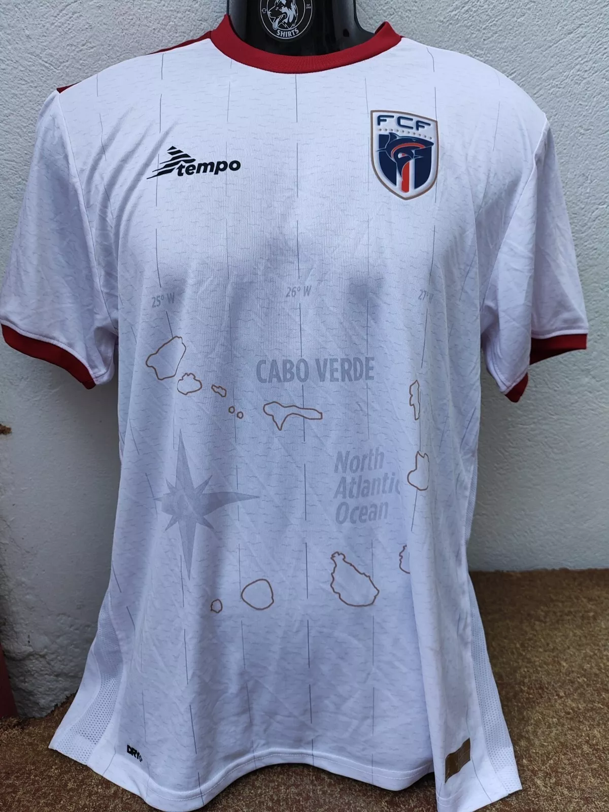 Camisa seleção nacional de Cabo Verde visita