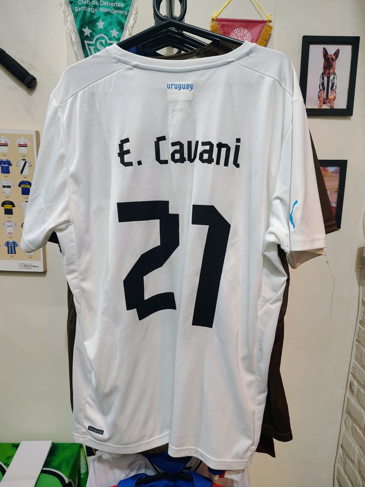 Camisa Uruguai E. Cavani 21 – costas