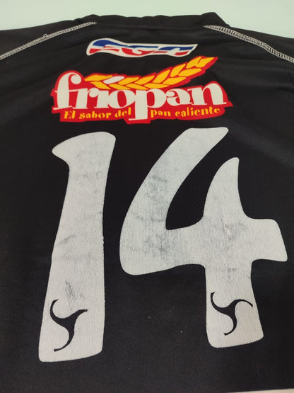 Camisa Montevideo Wanderers Home 2011/12 – detalhe do número 14