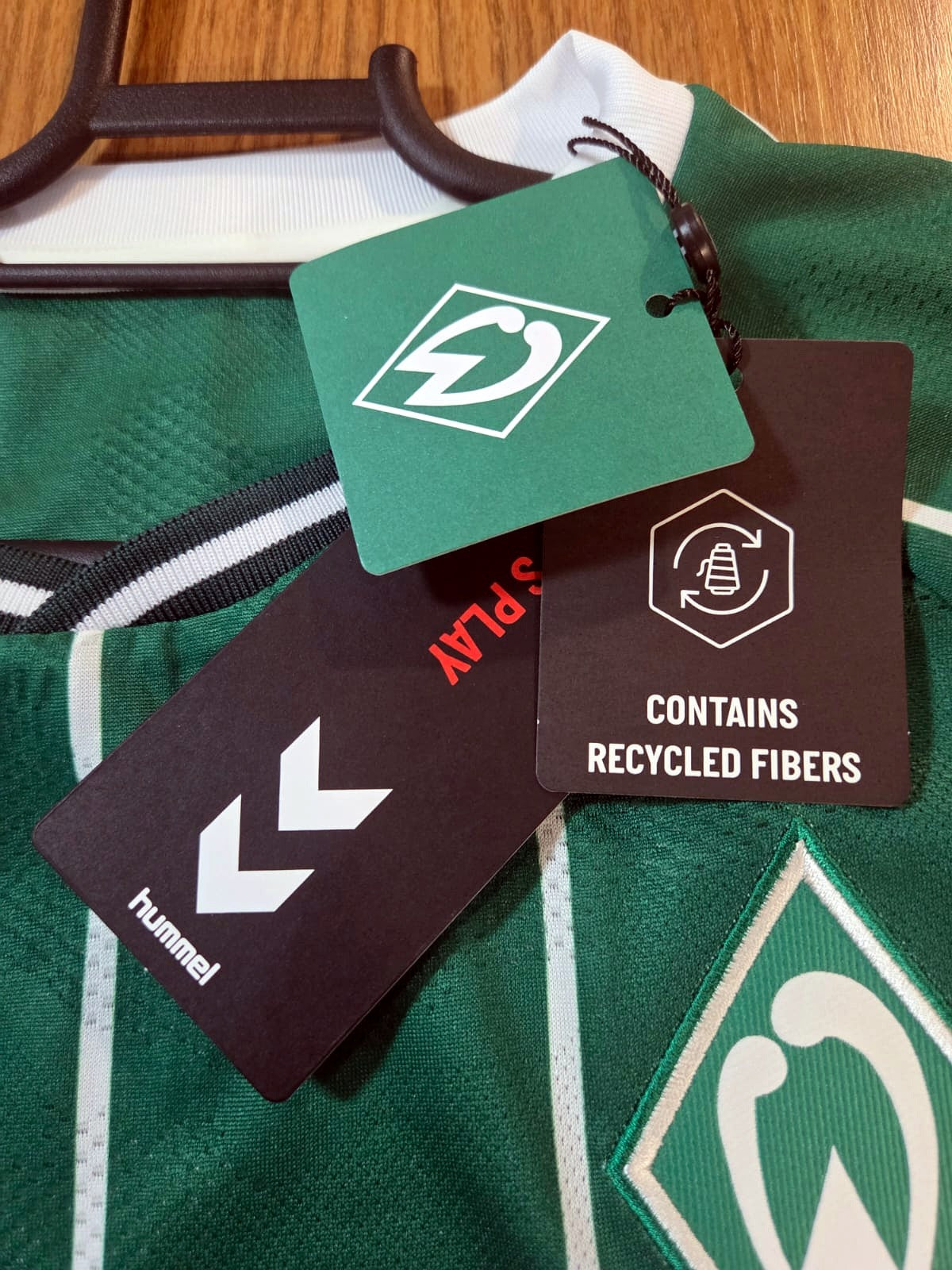Camisa Werder Bremen Home 2023/24 – etiquetas originais Hummel